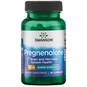 Swanson Pregnenolone 50mg 60k Pregnenolon Prekursor Hormonu Steroidowego