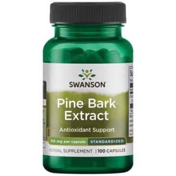 Swanson PINE BARK Extract 50mg 100kap Extract Z KORY Sosny