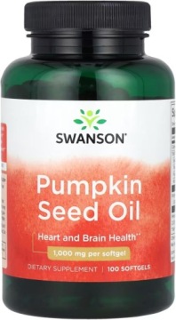 Swanson Pumpkin SEED OIL 1000mg 100k OLEJ Z Pestek DYNI