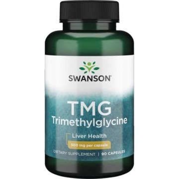 Swanson TMG Trimetyloglicyna 500mg 90k Wątroba Układ Sercowo-naczyniowy