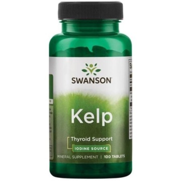 Swanson KELP 100t Extract Z ALG Morskich JOD Zdrowa Tarczyca