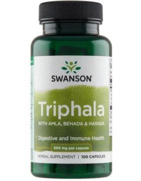 Swanson Triphala 500mg 100k Trawienie Detox Witalność Antyoksydant