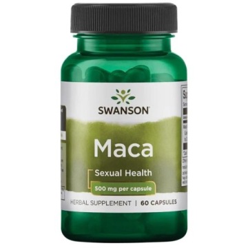 Swanson MACA Ekstrakt korzeń 60k Stres Libido SEX Pamięć Przeciwutleniacz