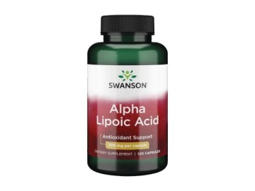 Swanson Alpha Lipoic ACID 300mg 120k KWAS Alfa-liponowy Przeciwutleniacz