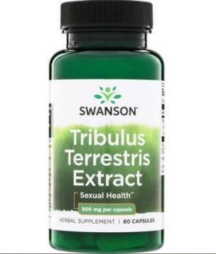Swanson Tribulus Terrestris Extract 500mg 60k Libido Witalność