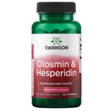 Swanson Diosmin & Hesperidin DiosVein 60k Krążenie Naczynia Krwionośne