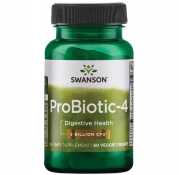 Swanson PROBIOTIC-4 Probiotyk 3mld CFU 60kaps