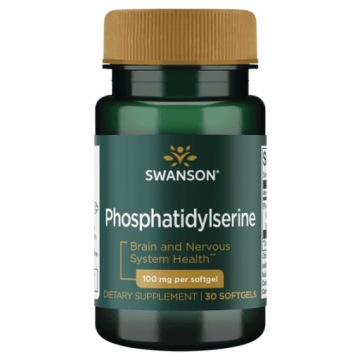 Swanson Phosphatidylserine 100mg 30k Fosfatydyloseryna MÓZG Układ Nerwowy