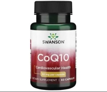 Swanson CoQ10 30mg 60kap Koenzym Serce Układ Nerwowy Witalność