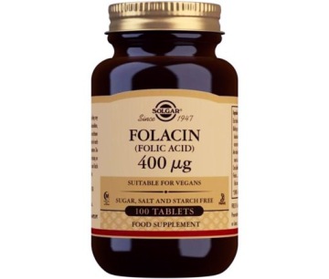 Solgar Folacin 400mcg 100t (folic Acid) Układ Krwiotwórzczy Ciąża