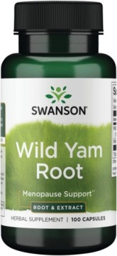 Swanson WILD YAM ROOT 100kap Korzeń Dzikiego Pochrzynu Extrakt Hormony