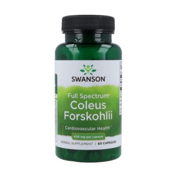 Swanson Coleus Forskohlii 400mg 60k Pokrzywa Indyjska Odchudzanie Witalność