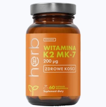 herb VITA K2 MK-7 200mcg 60kaps Kości Odporność Serce