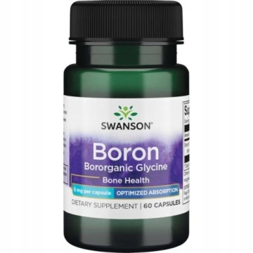 Swanson Boron BOR Albion 6 mg 60k Mocne Kości Układ Immunologiczny
