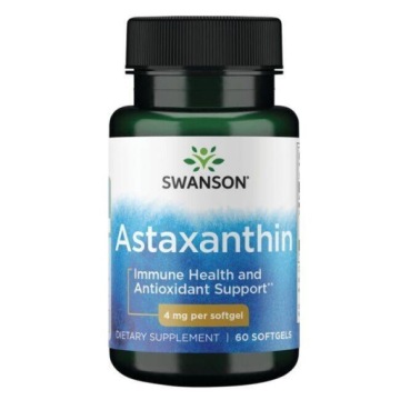 Swanson Astaxanthin 4mg 60k Astaksantyna Antyoksydant
