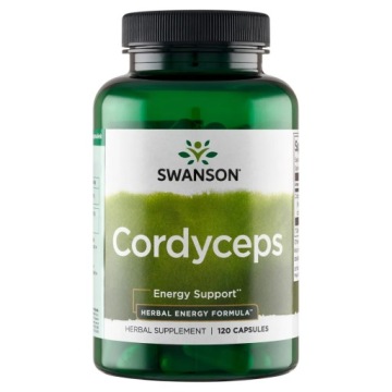 Swanson Cordyceps 600mg 120k Kondycja Wydolność Fizyczna