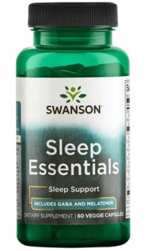 Swanson Sleep Essentials Gaba melatonina SEN Relax 60kaps