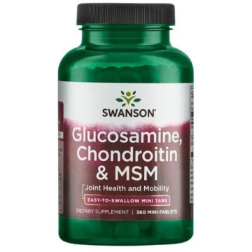Swanson Glucosamine Chondroitin & MSM 360t Stawy