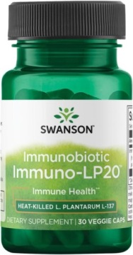 Swanson Immunobiotic IMMUNO-LP20 30k Szczep Lactobacillus Plantarum L-137