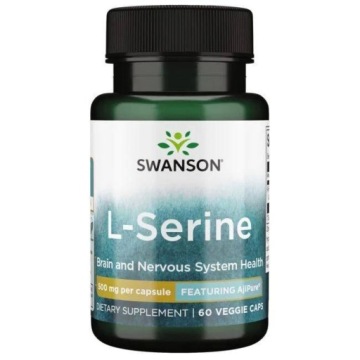 Swanson L-serine 500mg 60k L-seryna MÓZG Układ Nerwowy Regeneracja Komórek