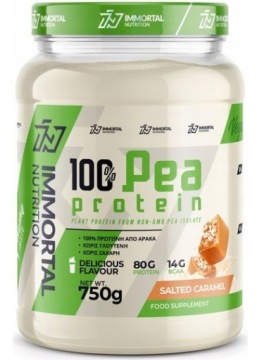 Immortal Nutrition 100% PEA Protein 750G Salted Caramel Wegan