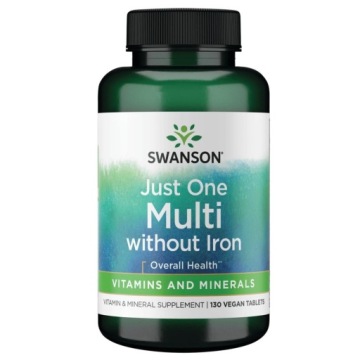 Swanson JUST ONE Multi Witaminy I Minerały 130t
