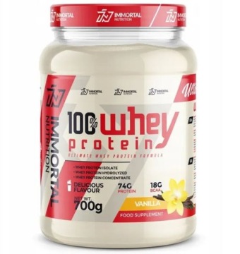 Immortal Nutrition 100% WHEY Protein 700g Vanilla Białko WPC WPI WPH