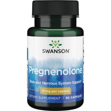 Swanson Pregnenolone 10mg 90k Pregnenolon Prekursor Hormonu Steroidowego