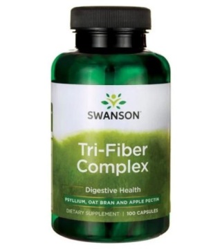 Swanson Tri-fiber Complex 100k 3 Rodzaje Błonnika Układ Pokarmowy Trawienie
