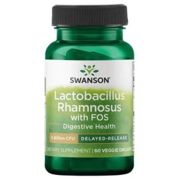 Swanson Lactobacillus Rhamnosus with FOS 60k Probiotyk Prebiotyk