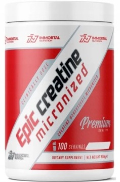 Immortal Nutrition EPIC Creatine Micronized 500g SIŁA Wytrzymałość