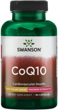 Swanson Koenzym Q10 CoQ10 200mg 90k Zdrowe Serce Krążenie Antyoksydant