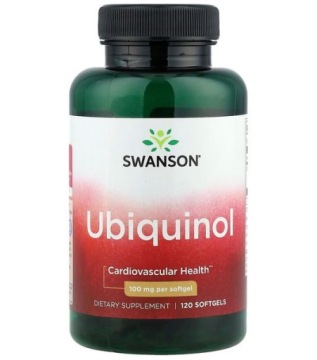 Swanson Ubiquinol 100mg 120kap Ubichinol Koenzym Q10 Serce