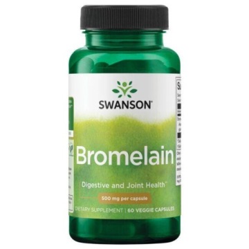 Swanson Bromelain 500mg 60k Enzym Proteolityczny Trawienie Odporność