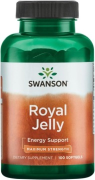 Swanson Royal Jelly 100k Mleczko Pszczele Odporność Witalność Energia