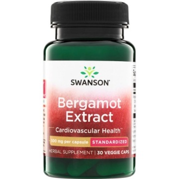 Swanson Bergamot Extract 500mg 30kap Ekstrakt z Owoców Bergamoty