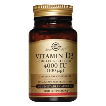 Solgar Vitamin D3 (cholekalcyferol) 4000 60k Najlepiej Przyswajalna