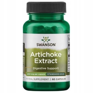 Swanson Artichoke Extract 250mg 60kap Trawienie