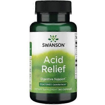 Swanson ACID Relief 60kap Układ Pokarmowy Trawienie