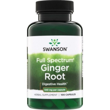 Swanson Ginger ROOT 540mg 100kap Imbir