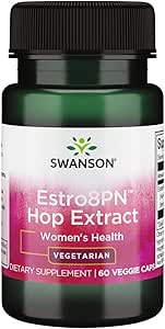 Swanson Estro8PN Hop Extract 60k Ekstrakt Z Szyszek Chmielu Hormony Kobiety