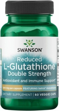 Swanson Reduced L-glutathione 200mg 60k L-glutation Antyoksydant