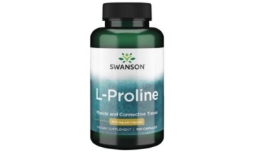 Swanson L-proline 500mg 100k Skóra Stawy Zdrowe Naczynia Krwionośne