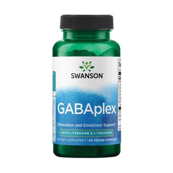 Swanson GABAplex 60kap Układ Nerwowy Dobre Samopoczucie