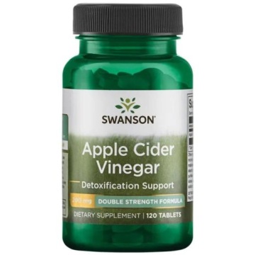 Swanson Apple Cider Vinegar 200mg 120t Koncentrat OCTU Jabłkowego