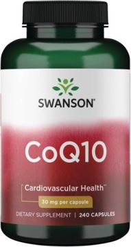 Swanson CoQ10 Koenzym Q10 30mg 240k Serce Układ Krążenia