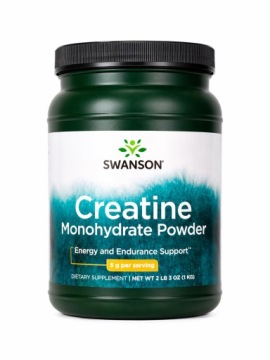 Swanson Creatine Monohydrate Powder 5g 1kg Energia I Większa Wydajność