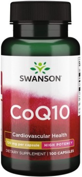 Swanson Koenzym Q10 CoQ10 120mg 100k Zdrowe Serce Krążenie Antyoksydant
