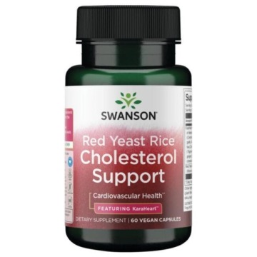 Swanson Red Yeast Rice Cholesterol Support 60k Poziom Cholesterolu