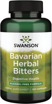 Swanson Bavarian Herbal Bitters 120kap Układ Pokarmowy Bawarskie Zioła